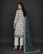 3-Piece Printed Lawn Suit by Safina (D-10a)