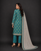 3-Piece Printed Lawn Suit by Safina (D-221B)