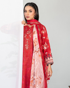 Teyana 3-Piece Embroidered Lawn by Tawakkal (D-3082)
