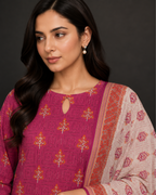 3-Piece Printed Lawn Suit by Safina (D-221A)