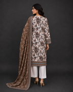 Unstitched 3 Piece Printed Lawn