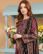 Unstitched 3 Piece Printed Lawn