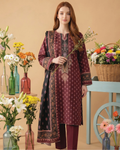 Unstitched 3 Piece Printed Lawn