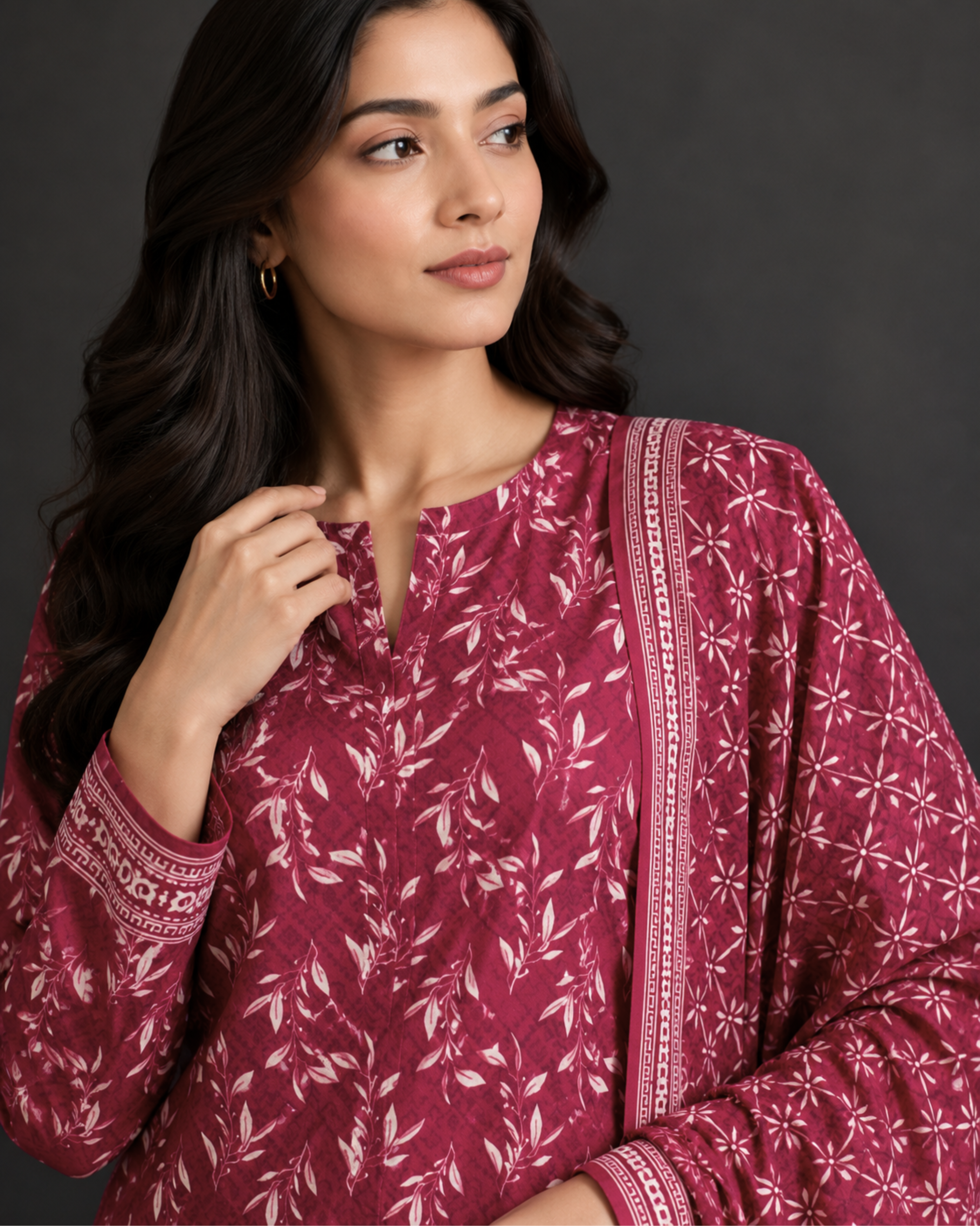 3-Piece Printed Lawn Suit by Safina (D-02a)