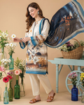 Unstitched 3 Piece Printed Lawn