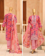 Casca 3-Piece Embroidered Lawn by Dr. Haris (CAS-009)