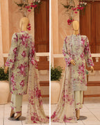 Casca 3-Piece Embroidered Lawn by Dr. Haris (CAS-008)