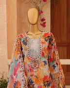Casca 3-Piece Embroidered Lawn by Dr. Haris (CAS-004)