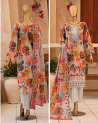 Casca 3-Piece Embroidered Lawn by Dr. Haris (CAS-004)