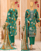 Casca 3-Piece Embroidered Lawn by Dr. Haris (CAS-002)