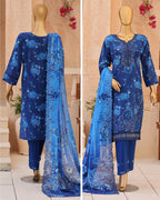 Casca 3-Piece Embroidered Lawn by Dr. Haris (CAS-001)