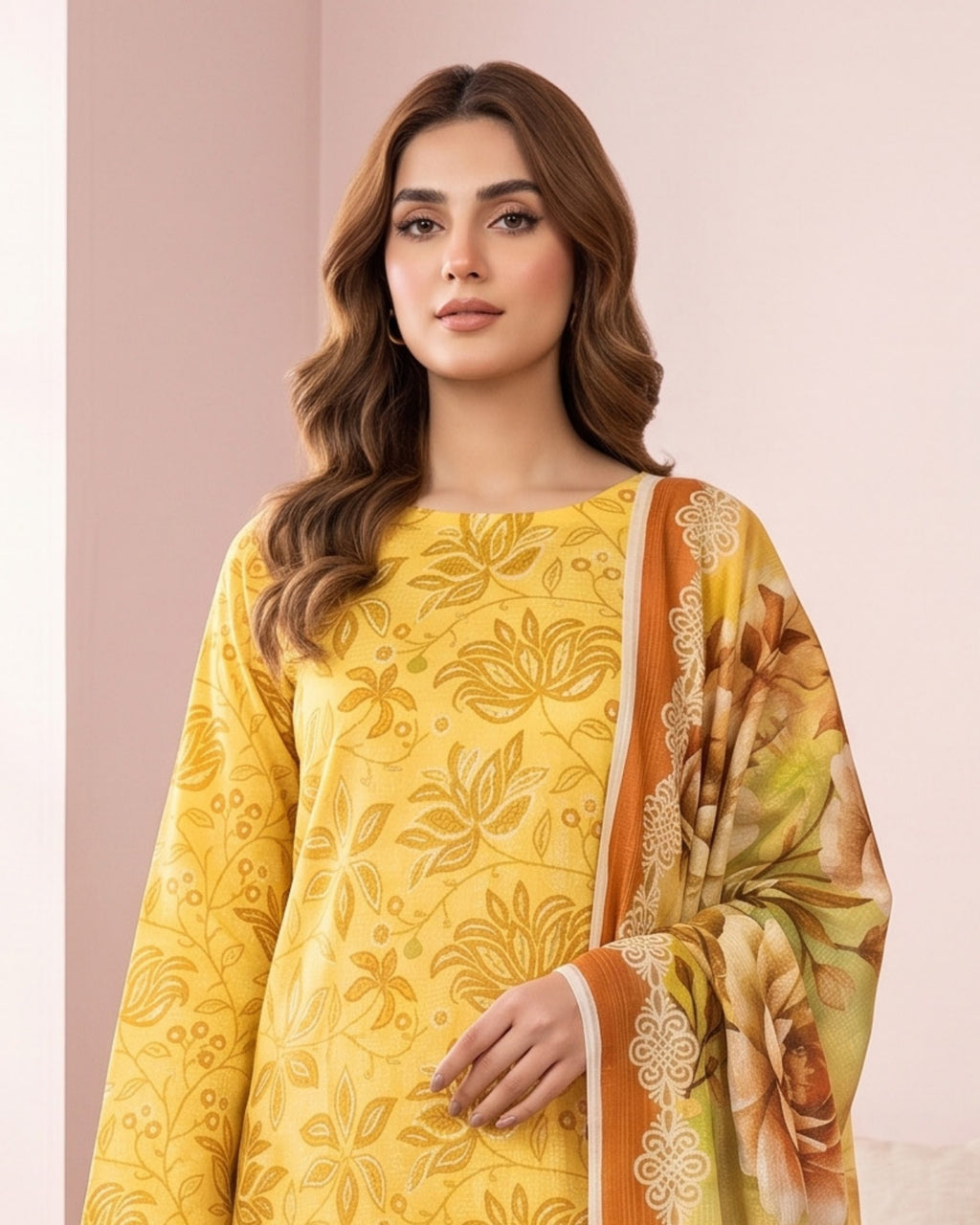 Dr Print 3-Piece Printed Lawn by Dr. Haris (V15-005)