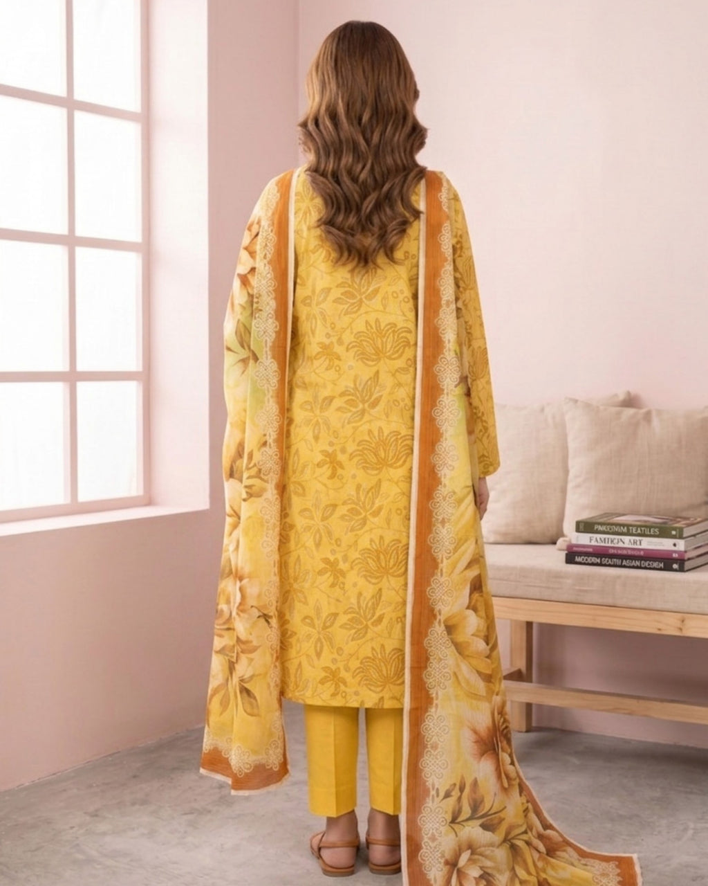 Dr Print 3-Piece Printed Lawn by Dr. Haris (V15-005)
