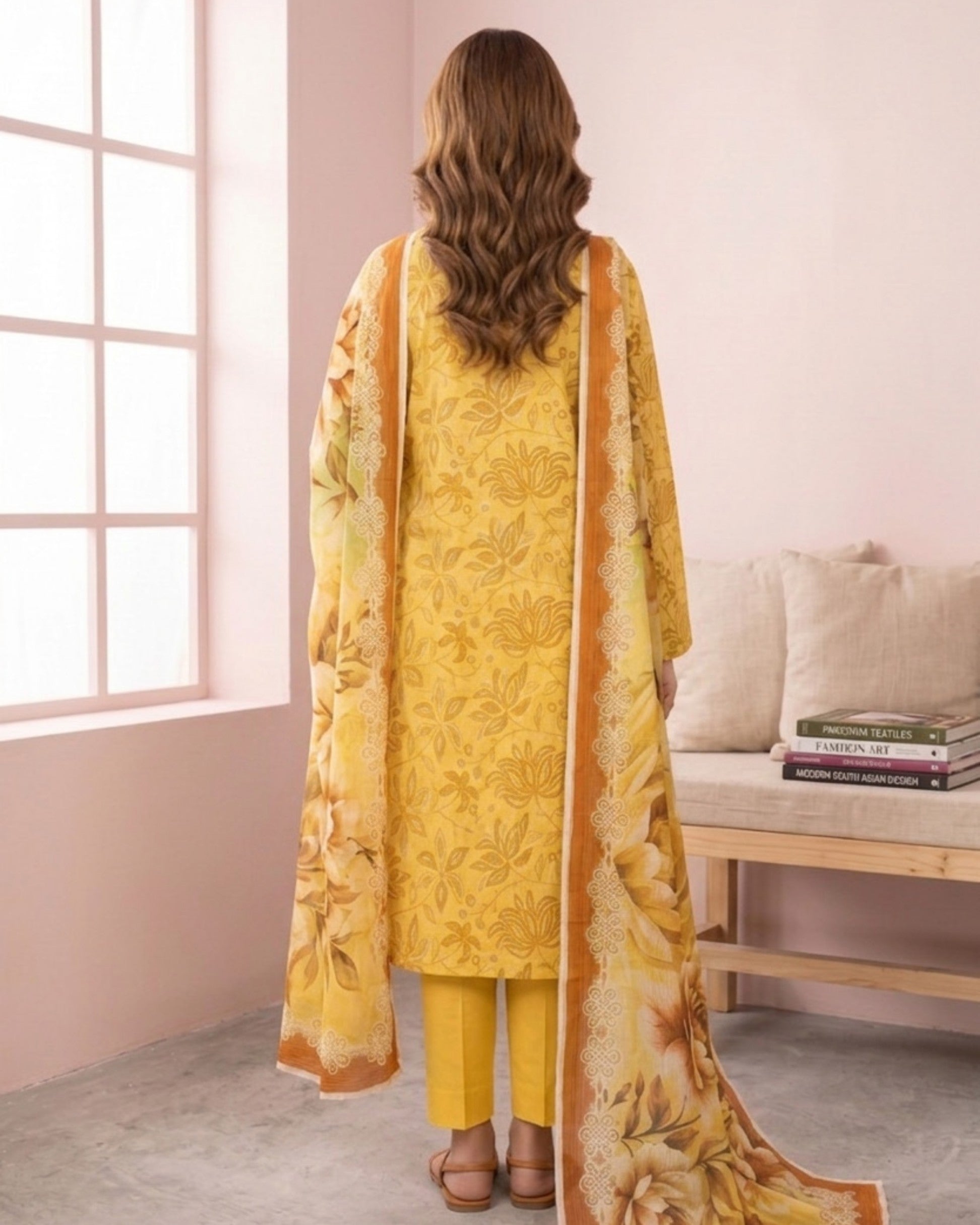 Dr Print 3-Piece Printed Lawn by Dr. Haris (V15-005)