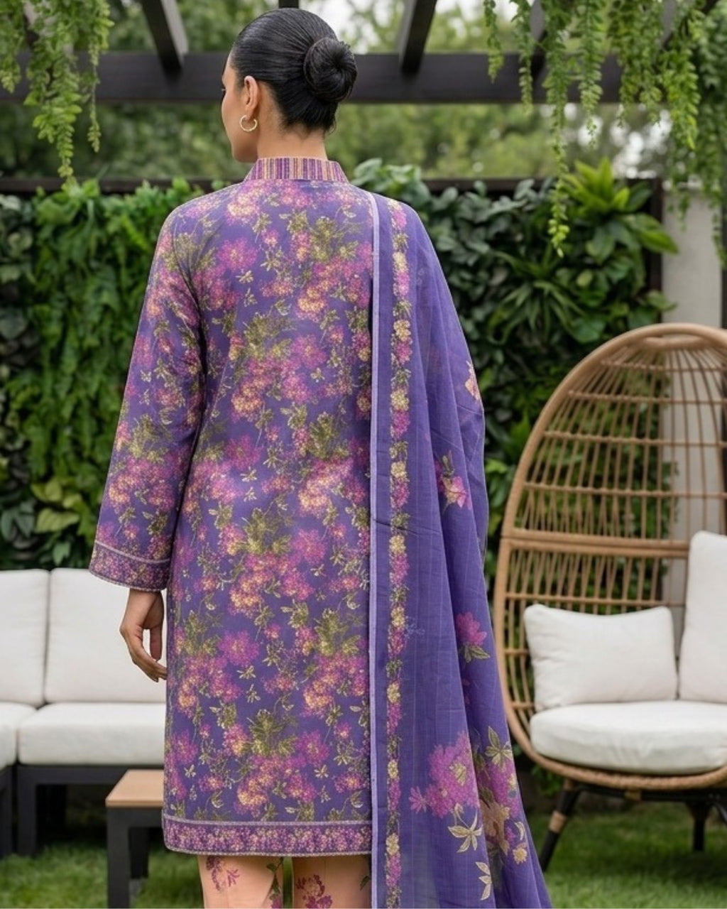 Dr Print 3-Piece Printed Lawn by Dr. Haris (V19-004)