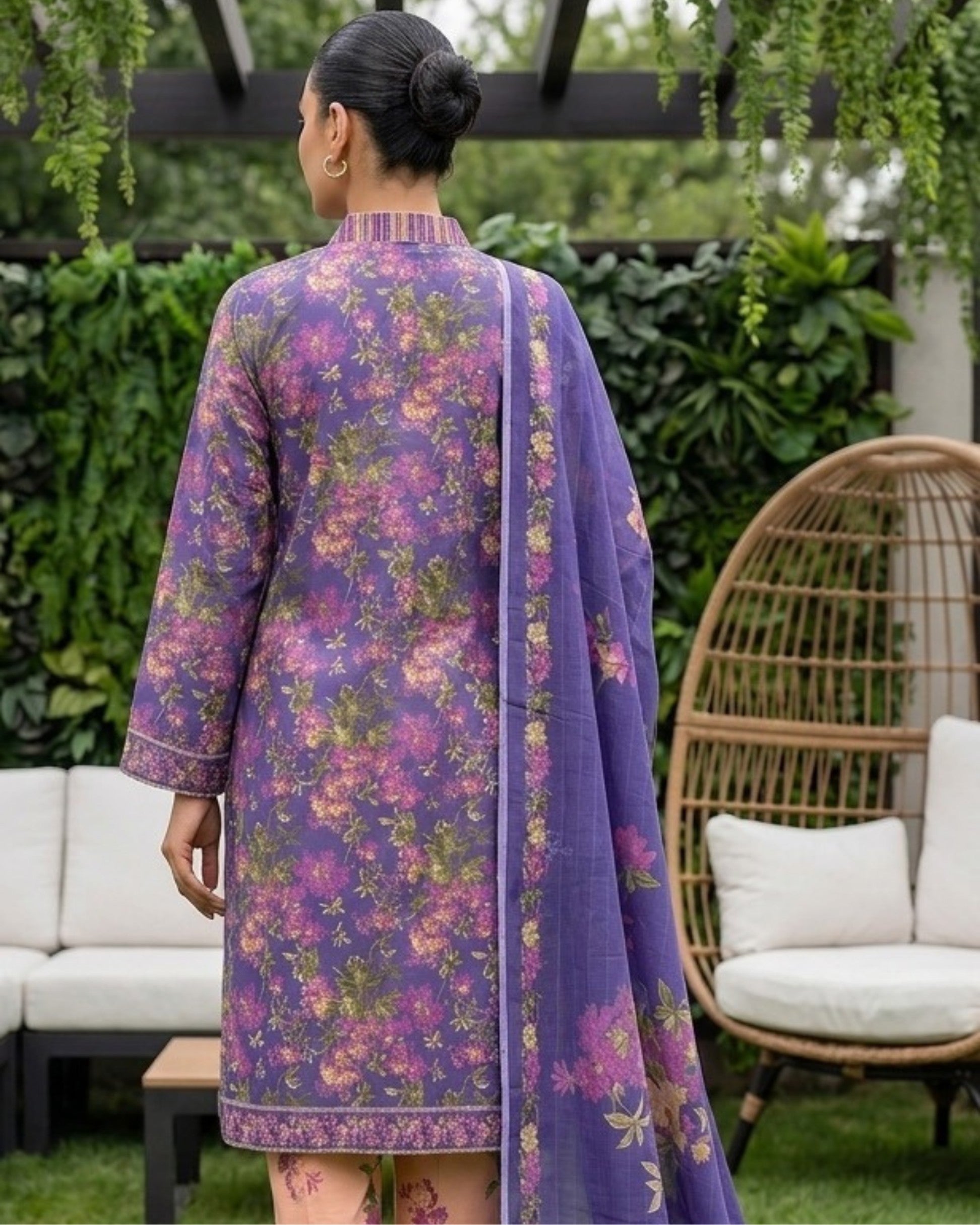 Dr Print 3-Piece Printed Lawn by Dr. Haris (V19-004)