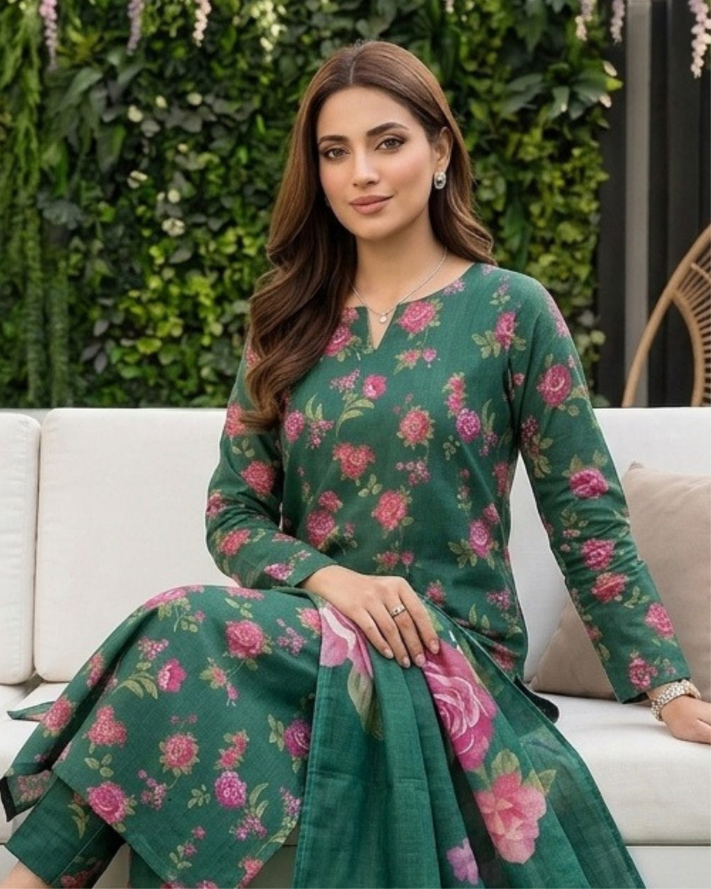 Dr Print 3-Piece Printed Lawn by Dr. Haris (V19-005)