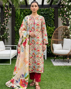 Dr Print 3-Piece Printed Lawn by Dr. Haris (V19-006)