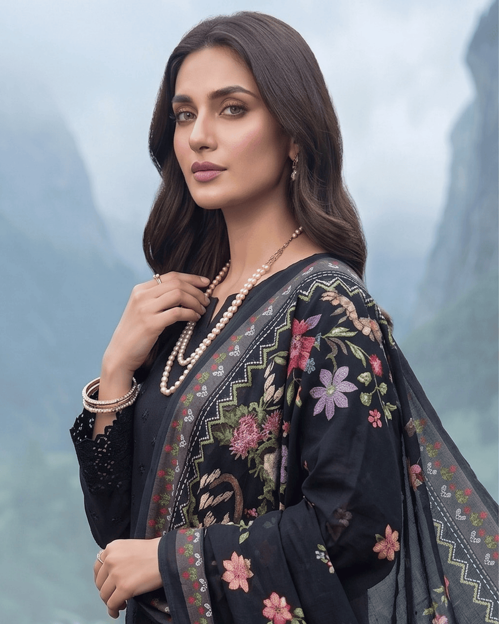 Esra 3-Piece Chickenkari Lawn by Dr. Haris (ESR-011)
