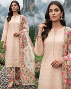 Esra 3-Piece Chickenkari Lawn by Dr. Haris (ESR-021)