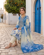Rozana 3-Piece Embroidered Lawn by Dr. Haris (ROZ-001)