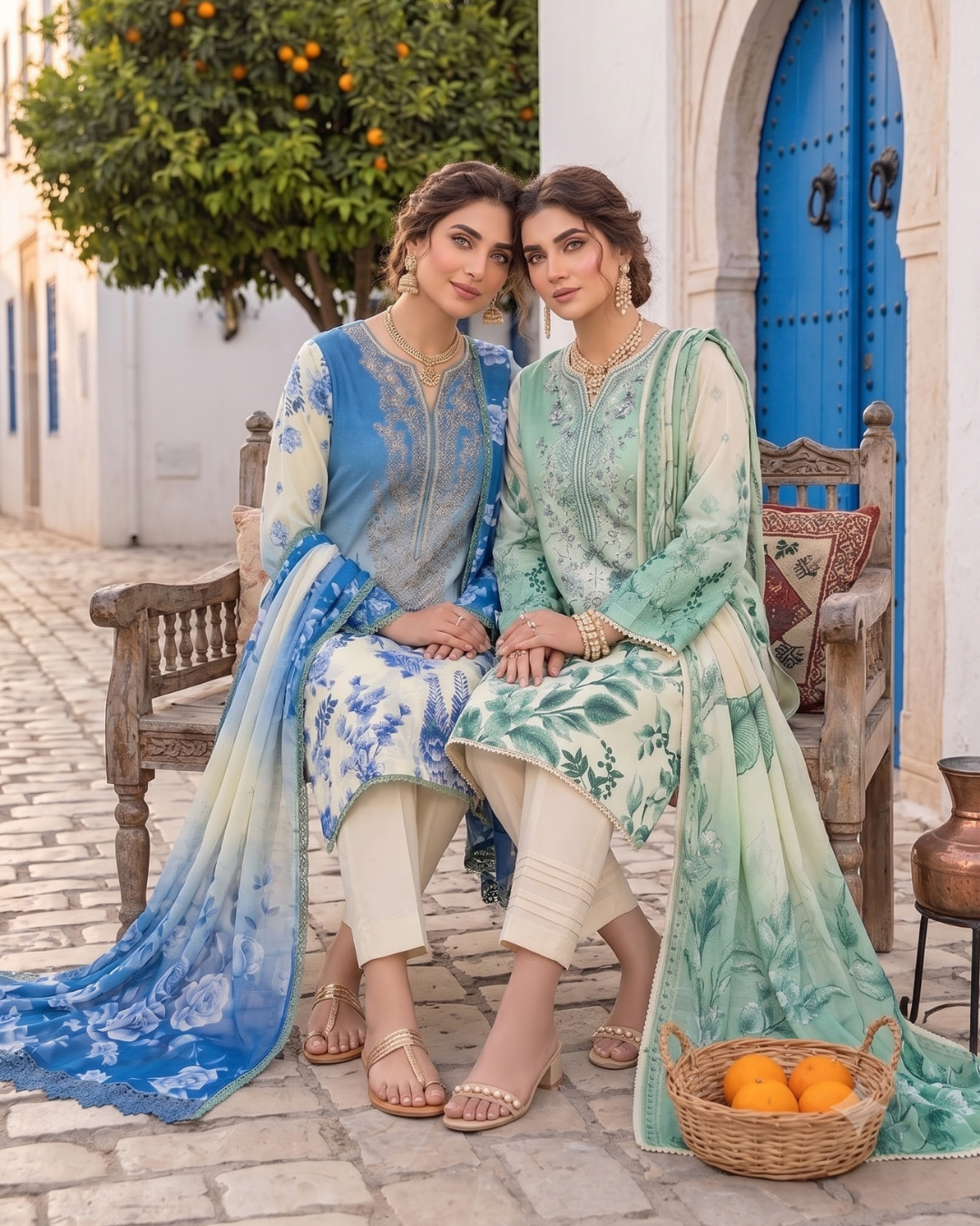 Rozana 3-Piece Embroidered Lawn by Dr. Haris (ROZ-001)