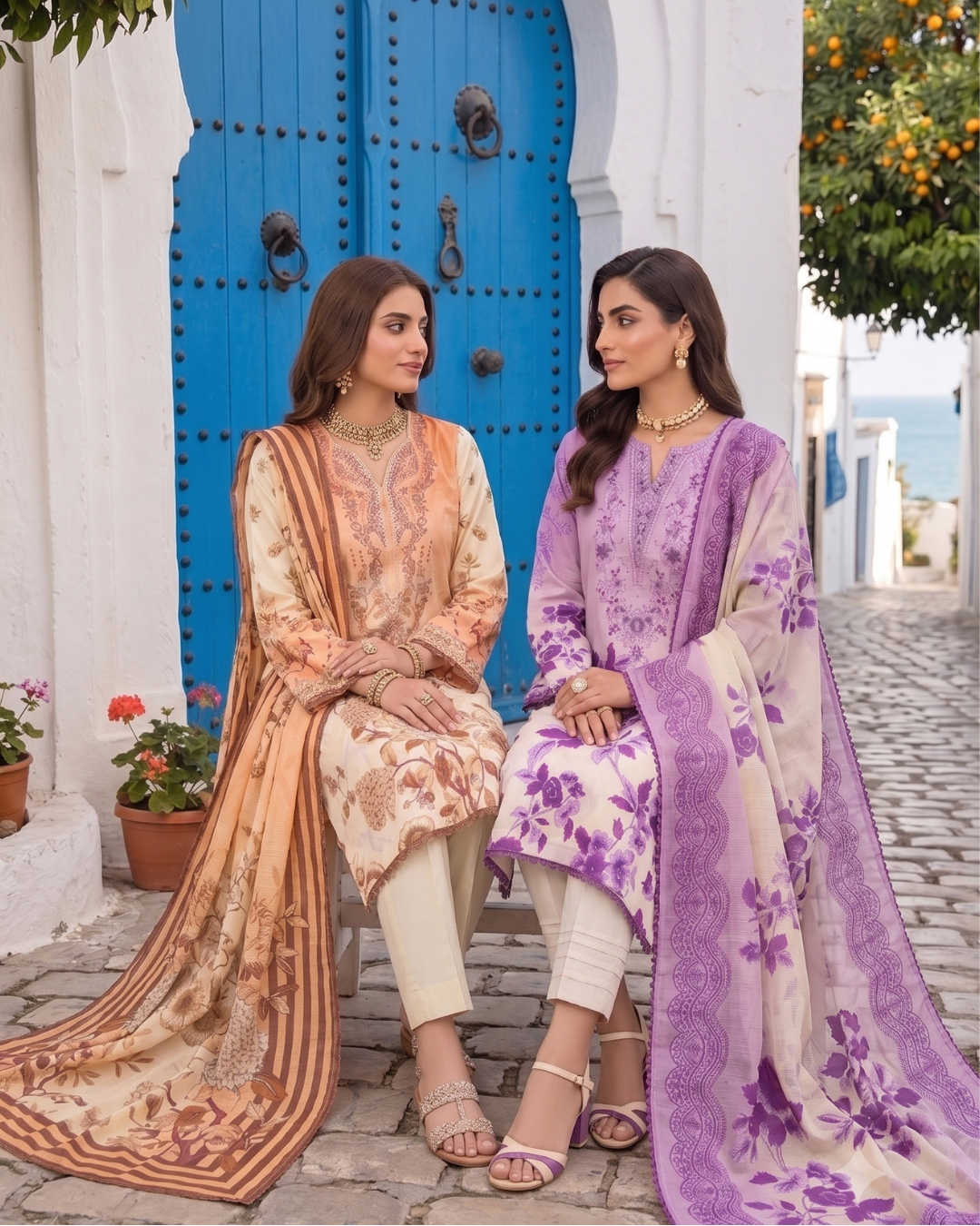 Rozana 3-Piece Embroidered Lawn by Dr. Haris (ROZ-003)