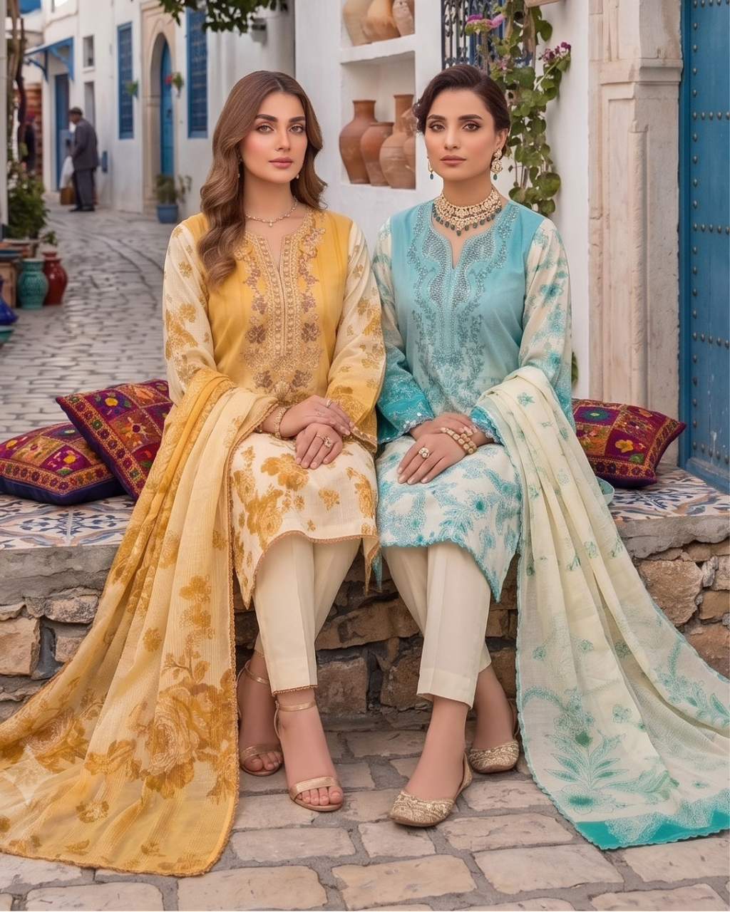 Rozana 3-Piece Embroidered Lawn by Dr. Haris (ROZ-006)