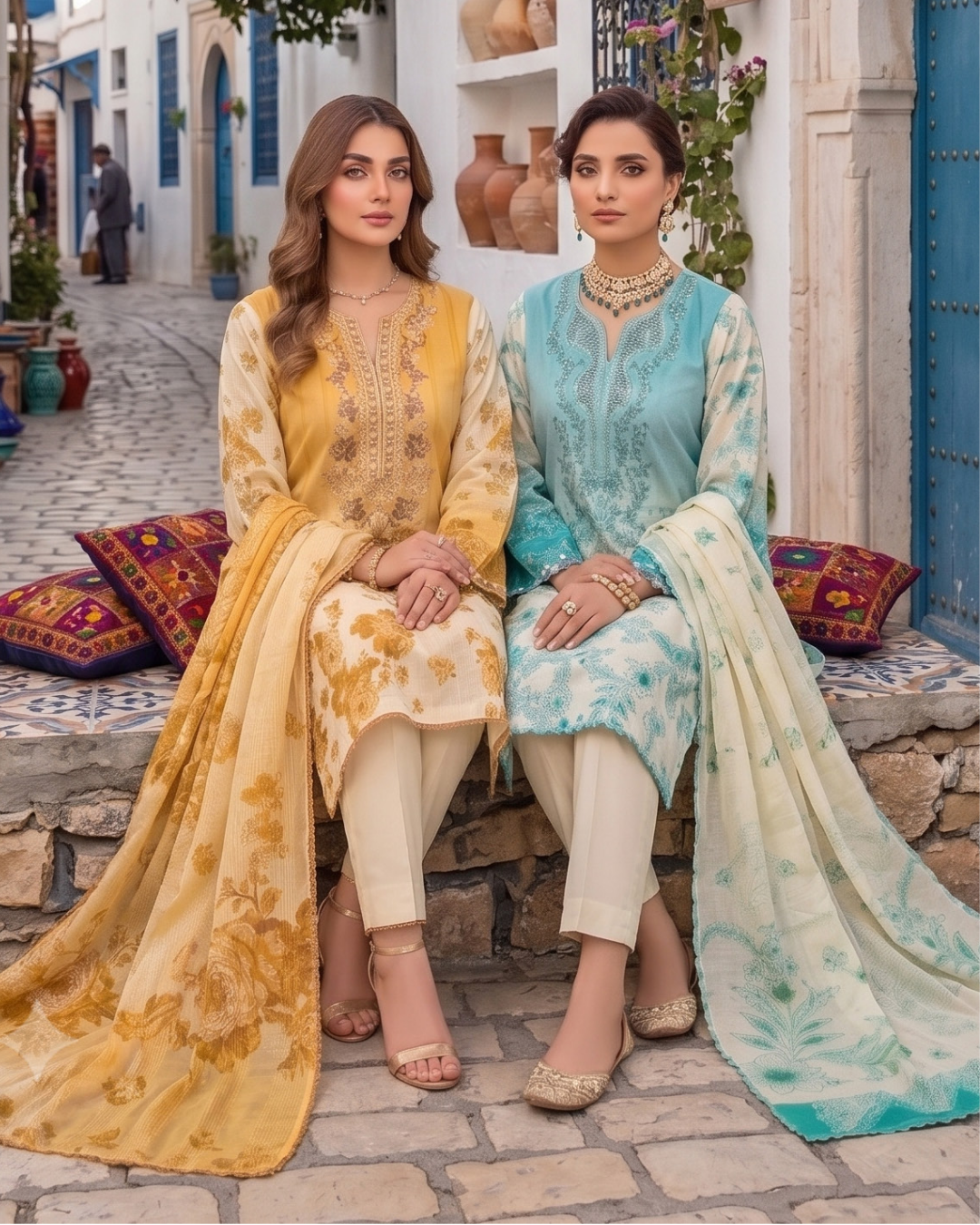 Rozana 3-Piece Embroidered Lawn by Dr. Haris (ROZ-006)