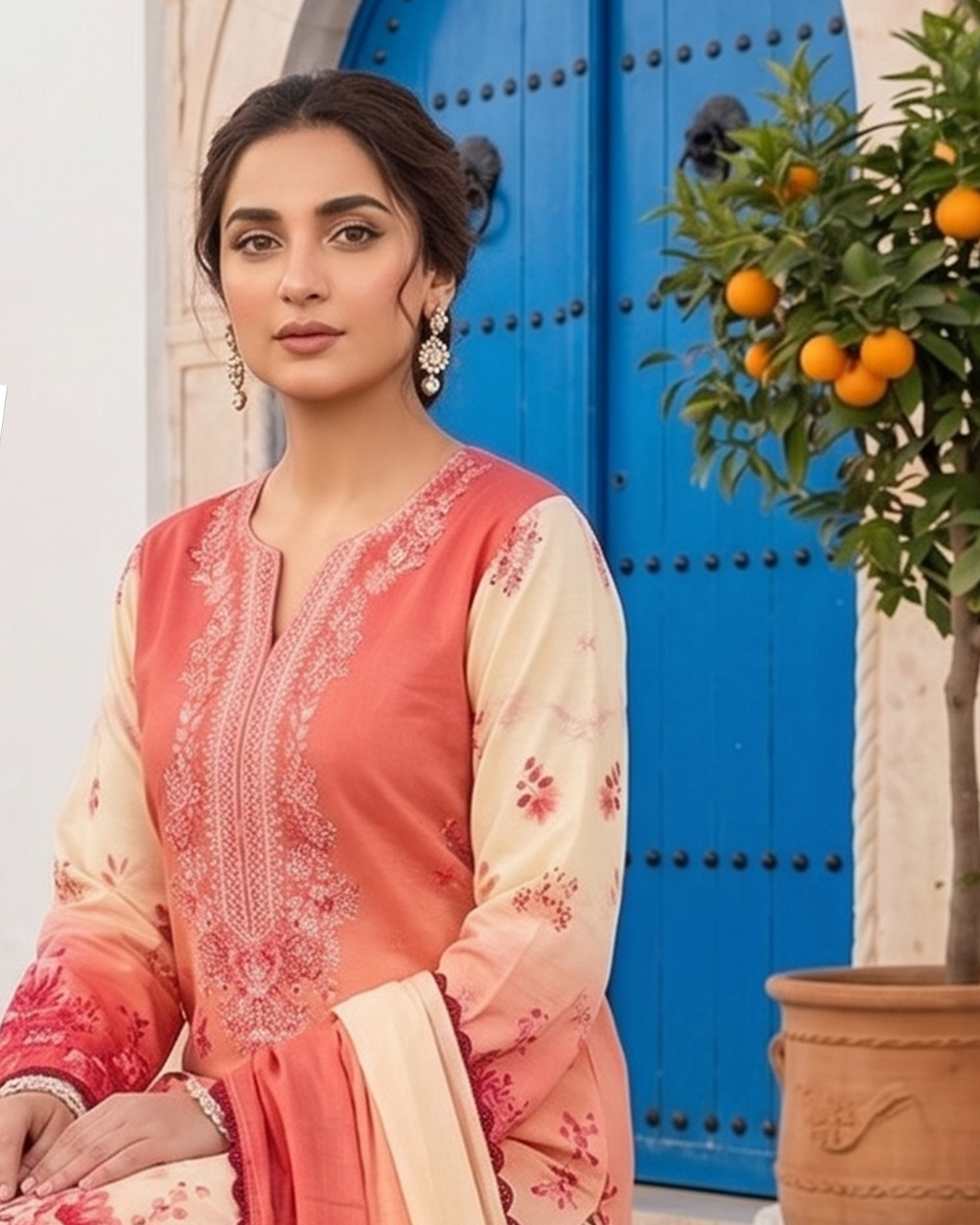 Rozana 3-Piece Embroidered Lawn by Dr. Haris (ROZ-007)