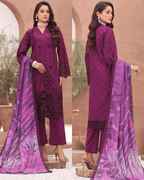Dr Shiffli 3-Piece Embroidered Lawn by Dr. Haris (DRS-021)