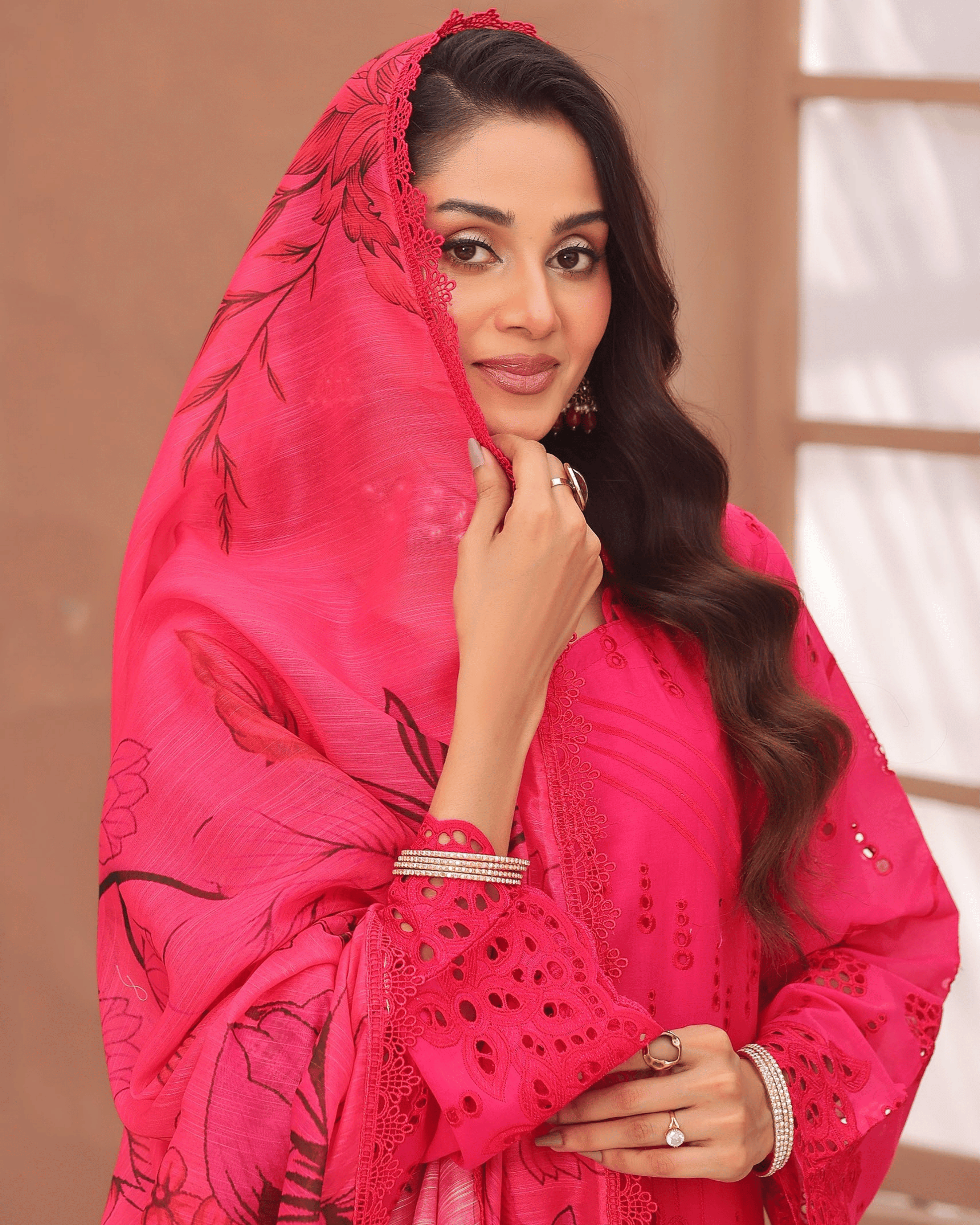 Dr Shiffli 3-Piece Embroidered Lawn by Dr. Haris (DRS-023)