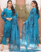 Dr Shiffli 3-Piece Embroidered Lawn by Dr. Haris (DRS-025)