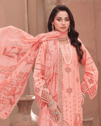 Dr Shiffli 3-Piece Embroidered Lawn by Dr. Haris (DRS-030)