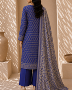 3-Piece Printed Lawn Suit by Safina A-One Textile (D-05b)