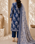 3-Piece Printed Lawn Suit by Safina A-One Textile (D-172)