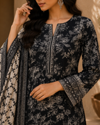 3-Piece Printed Lawn Suit by Safina A-One Textile (D-213a)