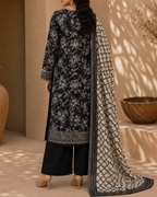 3-Piece Printed Lawn Suit by Safina A-One Textile (D-213a)