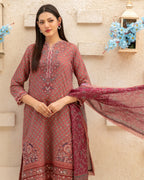 Laveen 3-Piece Embroidered Lawn by Tawakkal (D-4126)