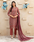 Laveen 3-Piece Embroidered Lawn by Tawakkal (D-4126)