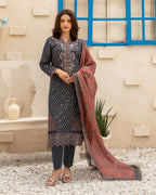Laveen 3-Piece Embroidered Lawn by Tawakkal (D-4127)
