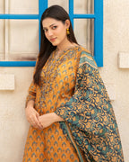 Laveen 3-Piece Embroidered Lawn by Tawakkal (D-4128)