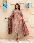 Laveen 3-Piece Embroidered Lawn by Tawakkal (D-4129)
