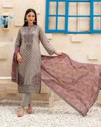 Laveen 3-Piece Embroidered Lawn by Tawakkal (D-4130)