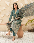 Neel 3-Piece Embroidered Lawn by Tawakkal (D-4121)