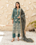 Neel 3-Piece Embroidered Lawn by Tawakkal (D-4121)