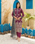 Neel 3-Piece Embroidered Lawn by Tawakkal (D-4122)