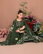Eshe 3-Piece Embroidered Lawn by Tawakkal (D-001)