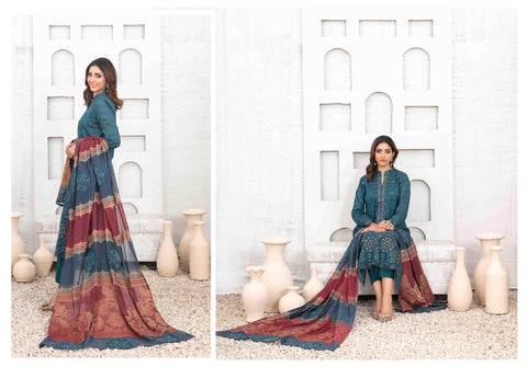 Mabel Fancy Lawn Collection 2025 By Tawakkal Fabric