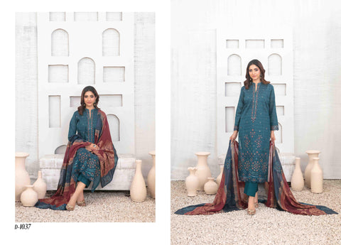 Mabel Fancy Lawn Collection 2025 By Tawakkal Fabric